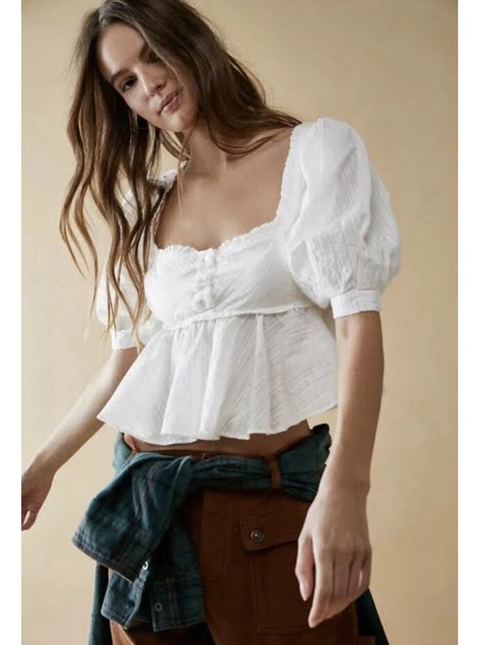 Free People Leave it to Me Top- Size Medium NWOT
